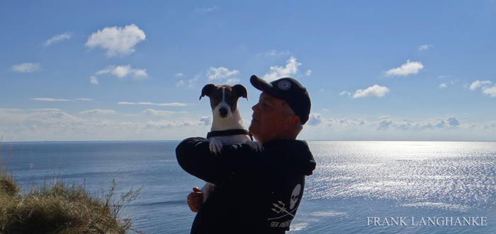 Frank Langhanke und Lucky, Naturfotograf, brandenburger.land