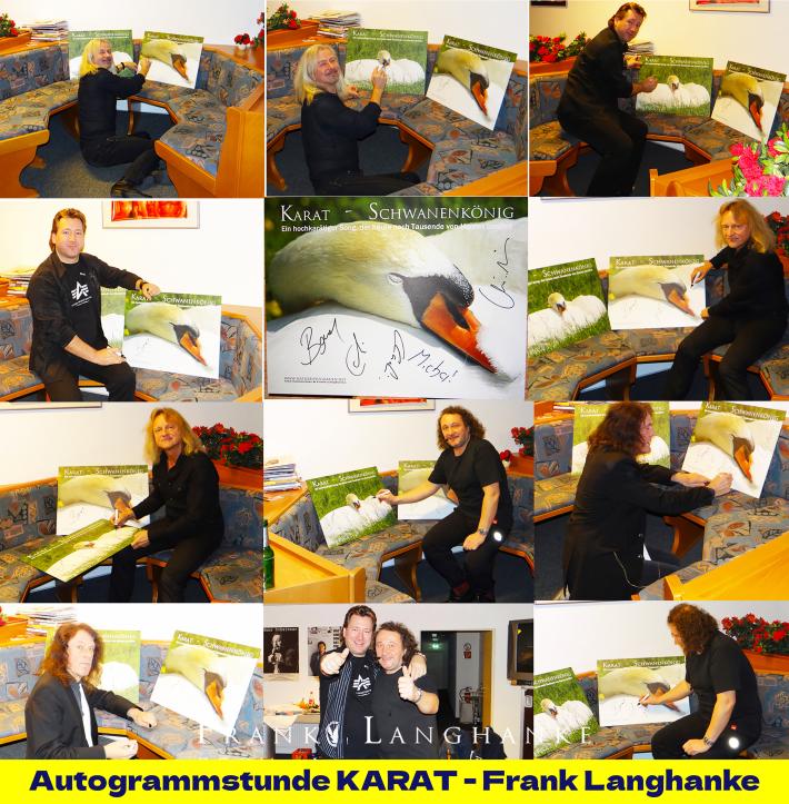 Autogrammstunde KARAT 2013 - Frank Langhanke´s Interpretation vom Schwanenkönig
